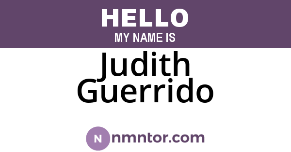 Judith Guerrido
