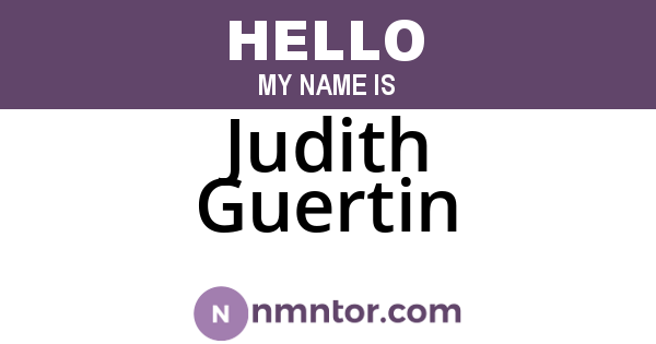 Judith Guertin