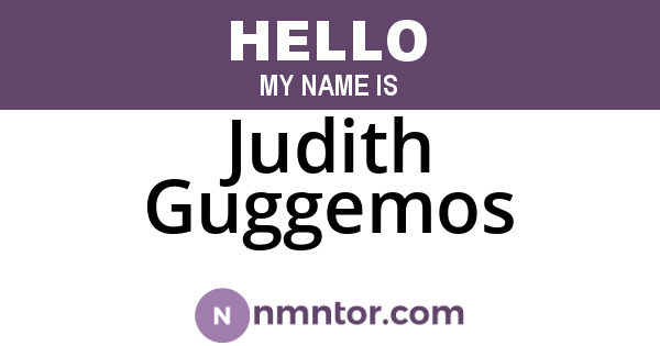 Judith Guggemos