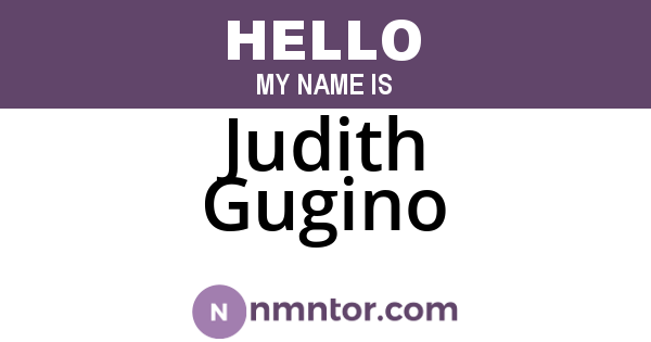 Judith Gugino