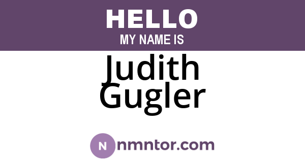 Judith Gugler