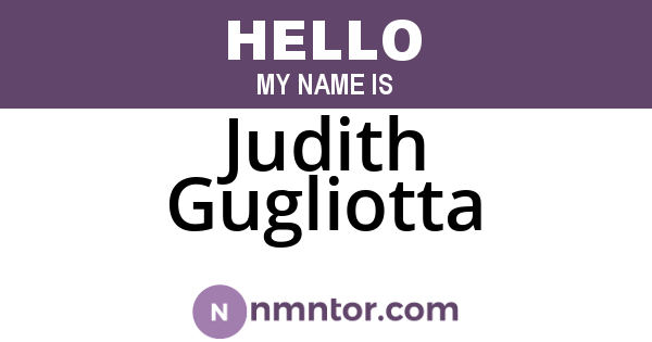Judith Gugliotta