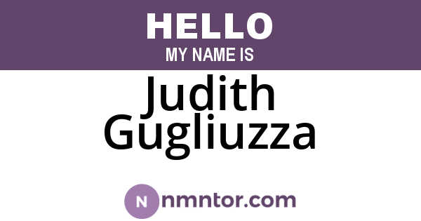 Judith Gugliuzza