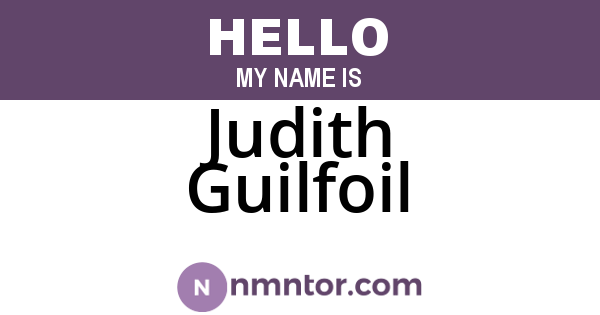 Judith Guilfoil