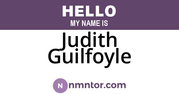Judith Guilfoyle