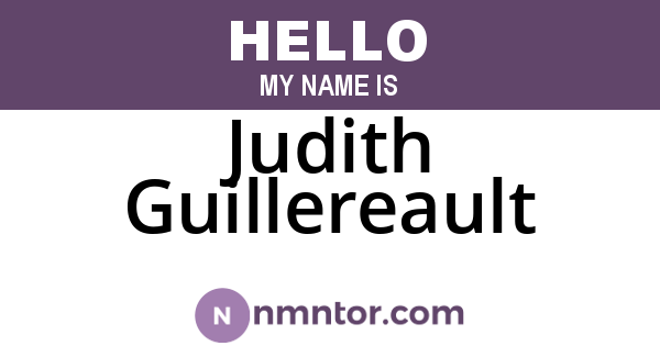 Judith Guillereault