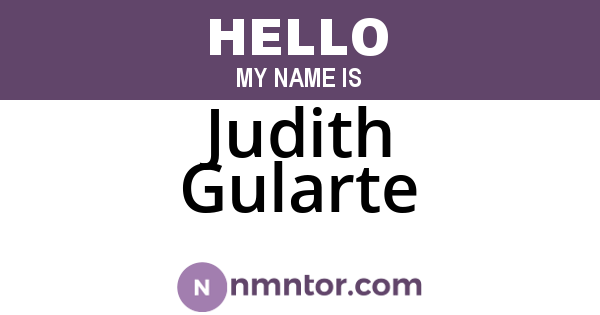 Judith Gularte