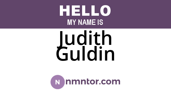 Judith Guldin