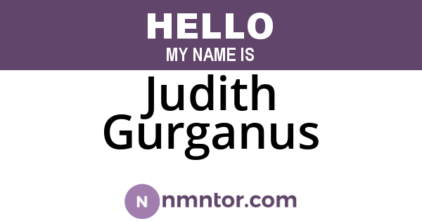 Judith Gurganus