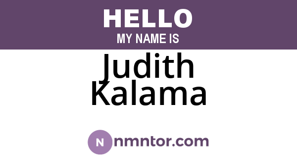 Judith Kalama