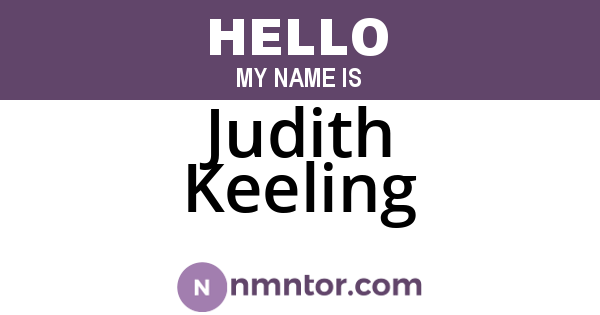 Judith Keeling
