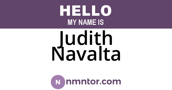 Judith Navalta