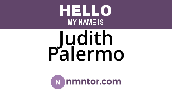 Judith Palermo