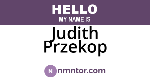 Judith Przekop