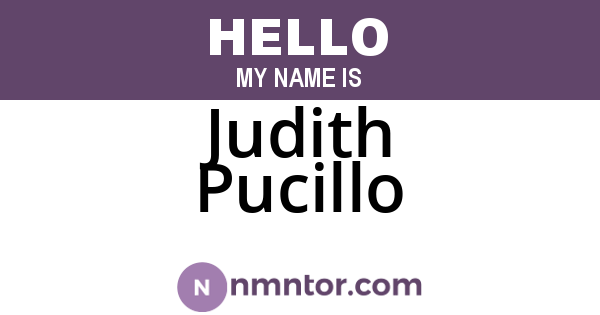 Judith Pucillo