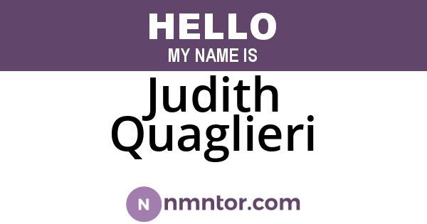 Judith Quaglieri