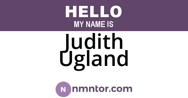 Judith Ugland