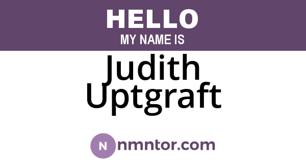 Judith Uptgraft