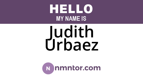 Judith Urbaez