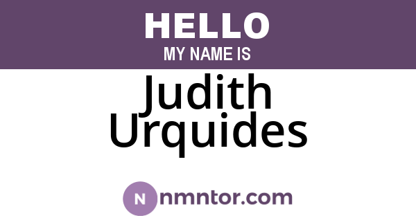 Judith Urquides