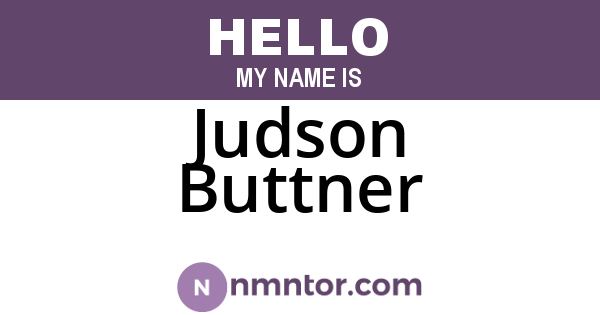 Judson Buttner