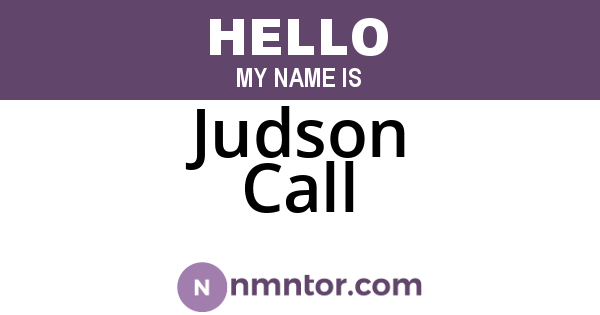 Judson Call