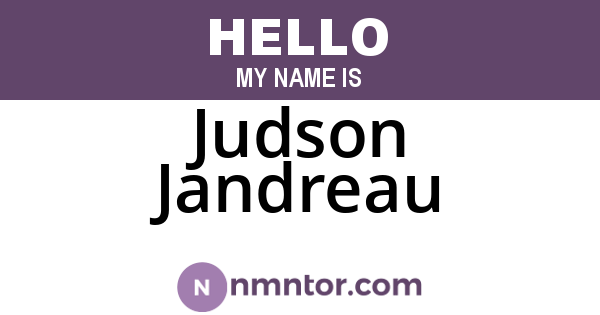 Judson Jandreau
