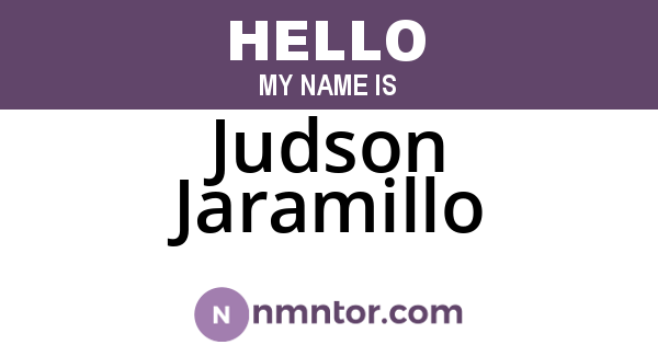 Judson Jaramillo