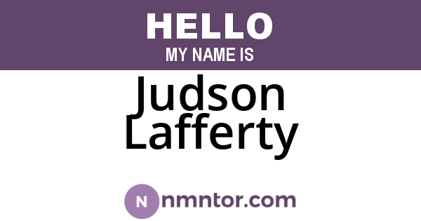 Judson Lafferty