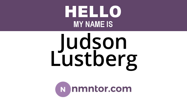 Judson Lustberg