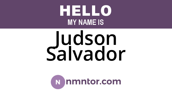 Judson Salvador