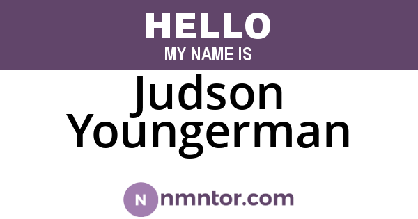 Judson Youngerman