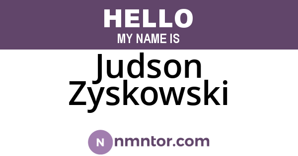 Judson Zyskowski