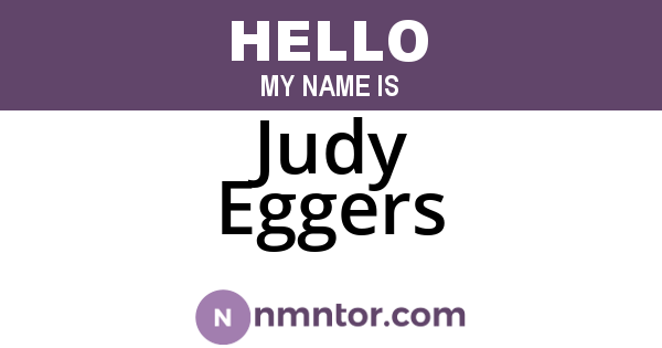 Judy Eggers