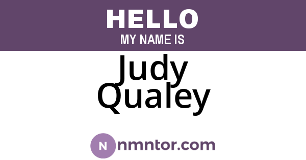 Judy Qualey