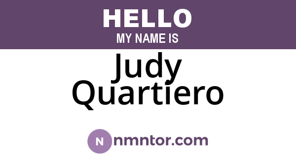 Judy Quartiero