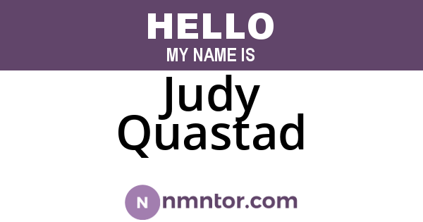 Judy Quastad