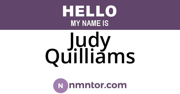 Judy Quilliams