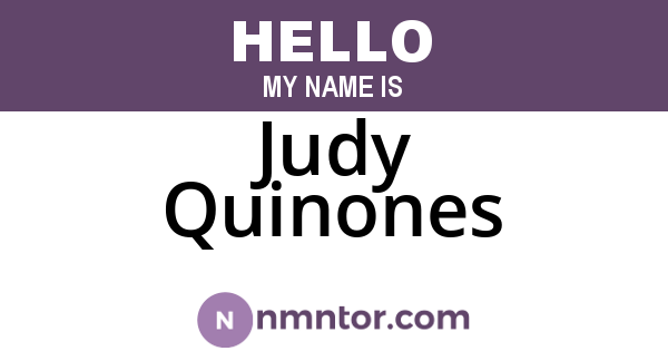 Judy Quinones