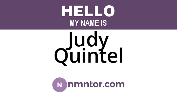 Judy Quintel