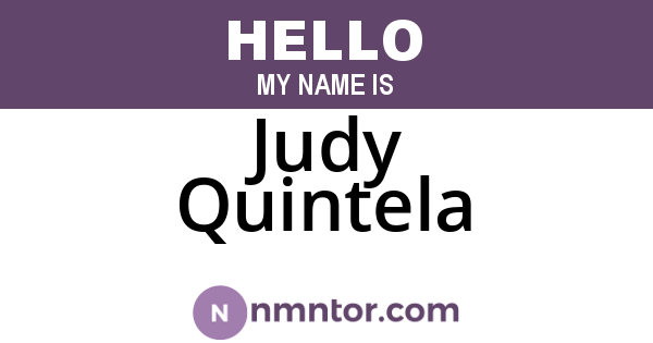 Judy Quintela