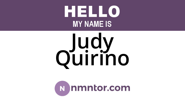 Judy Quirino