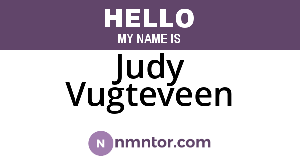 Judy Vugteveen