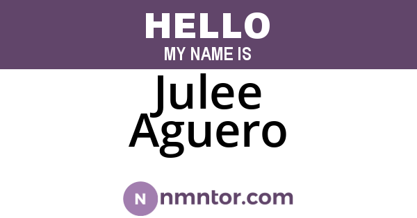 Julee Aguero