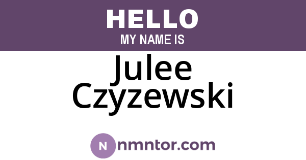 Julee Czyzewski
