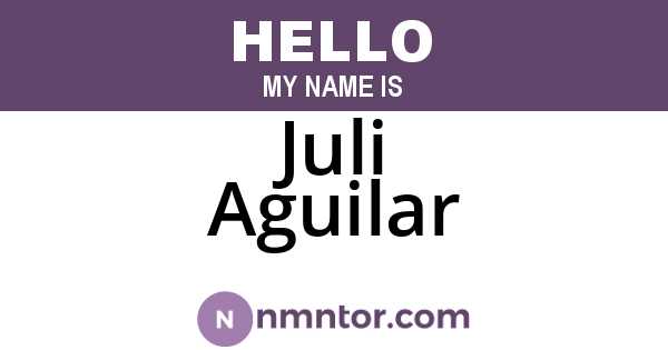 Juli Aguilar