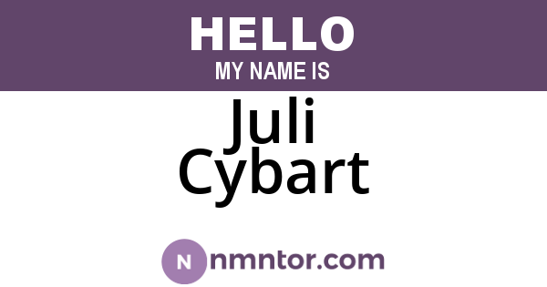 Juli Cybart