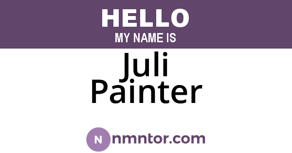 Juli Painter