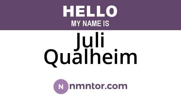 Juli Qualheim