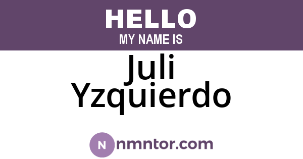 Juli Yzquierdo
